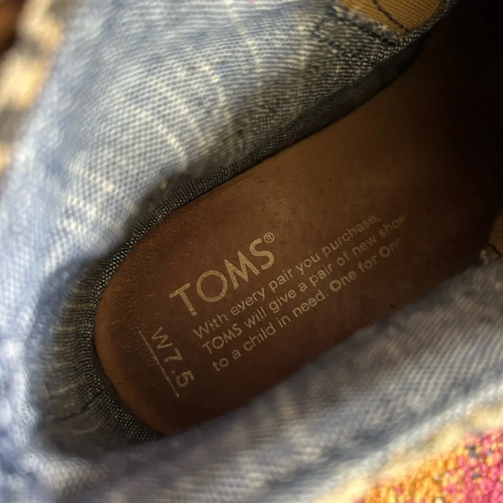Toms | Women’s tan/black Kala Desert Cheetah Leopard Print Wedge laceup shoe 7.5